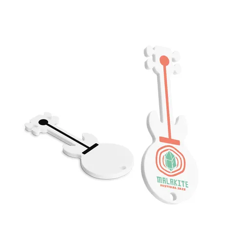 Jeton plastique (abs) forme guitare personnalisé