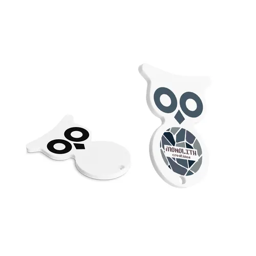 Jeton plastique personnalisé (abs) forme hibou