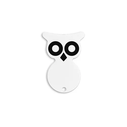 Jeton plastique personnalisé (abs) forme hibou