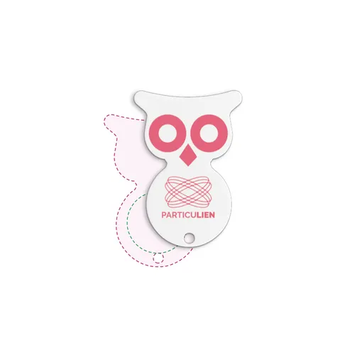 Jeton plastique personnalisé (abs) forme hibou