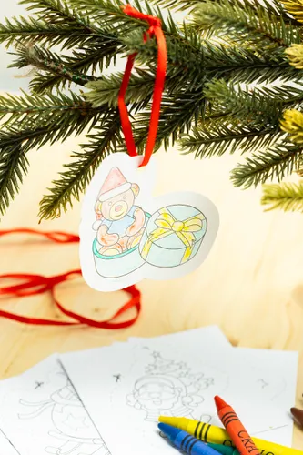 Jeu de coloriage de Noël personnalisé - Rodjol