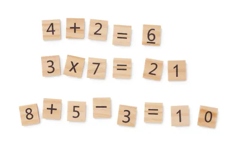 Jeu de comptage éducatif en bois personnalisable - Educount