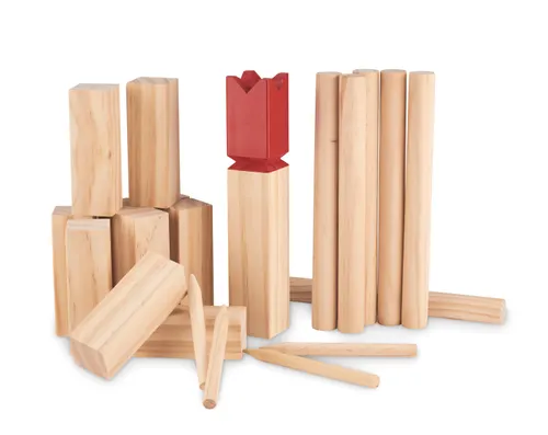 Jeu de lancer en bois de pin personnalisable - King