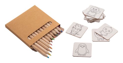 Jeu de memory personnalisé à colorier, environnement - Colormor