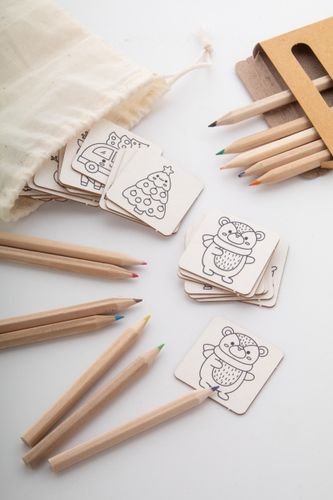 Jeu de memory coloriage noël personnalisé - Coloxmor