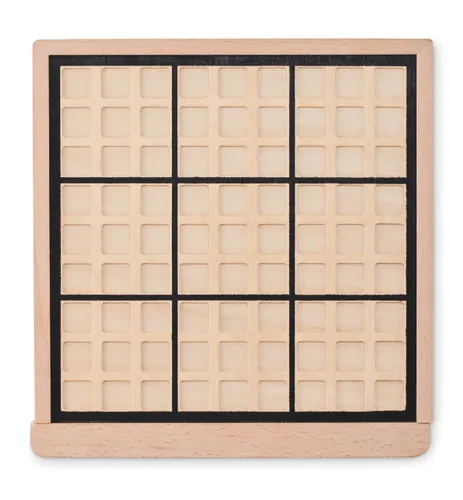 Jeu de plateau sudoku en bois personnalisable - Sudoku
