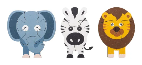 Jeu de puzzle personnalisé, animaux - Zoofrik