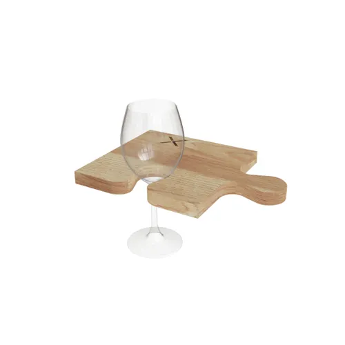 K05 - Set de 4 planches à découper puzzle personnalisé 100% FSC® chêne