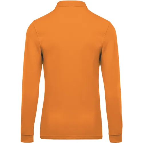 Polo piqué manches longues homme - Kariban