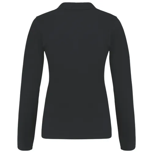 Polo piqué manches longues femme - Kariban