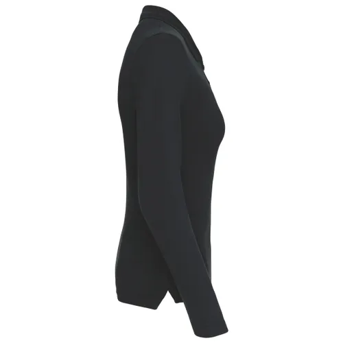 Polo piqué manches longues femme - Kariban