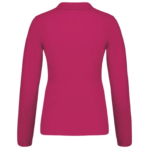 Polo piqué manches longues femme - Kariban