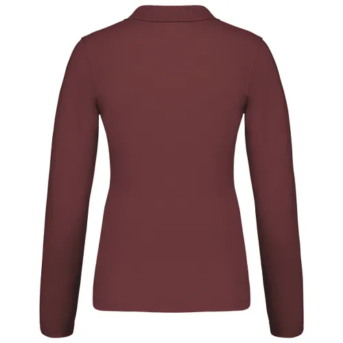 Polo piqué manches longues femme - Kariban