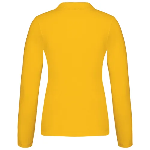 Polo piqué manches longues femme - Kariban