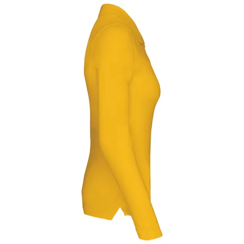 Polo piqué manches longues femme - Kariban