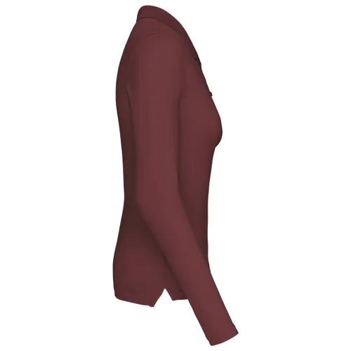 Polo piqué manches longues femme - Kariban