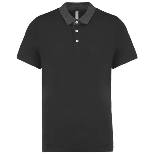 Polo jersey bicolore homme - Kariban