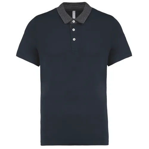 Polo jersey bicolore homme - Kariban