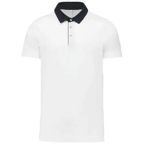 Polo jersey bicolore homme - Kariban