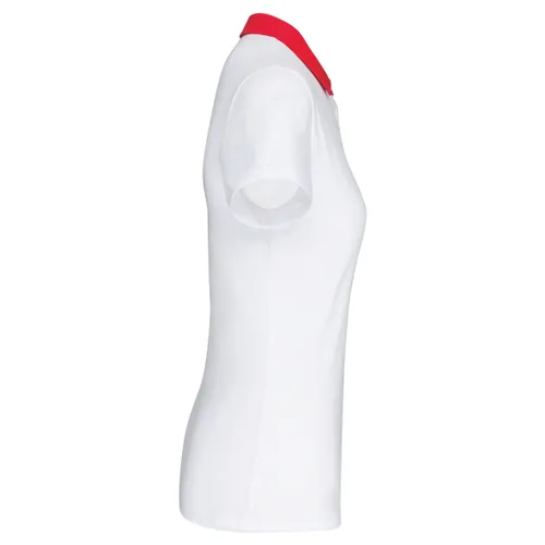 Polo jersey bicolore femme - Kariban