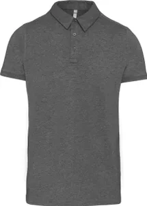 Polo jersey manches courtes homme - Kariban | Grey Heather