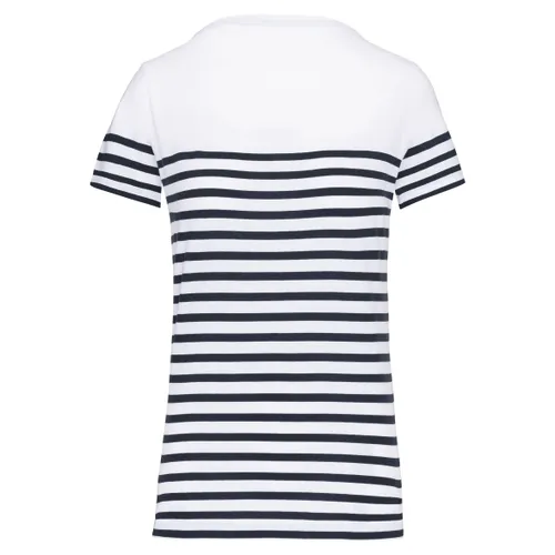 T-shirt marin col rond Bio femme - Kariban