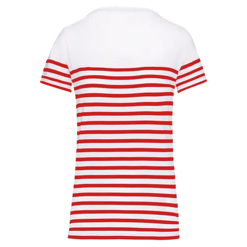T-shirt marin col rond Bio femme - Kariban