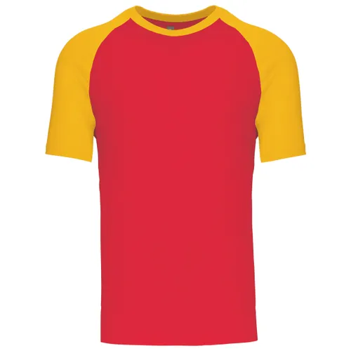 Baseball > T-shirt bicolore manches courtes - Kariban