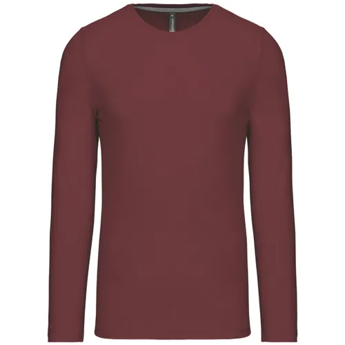 T-shirt col rond manches longues homme - Kariban