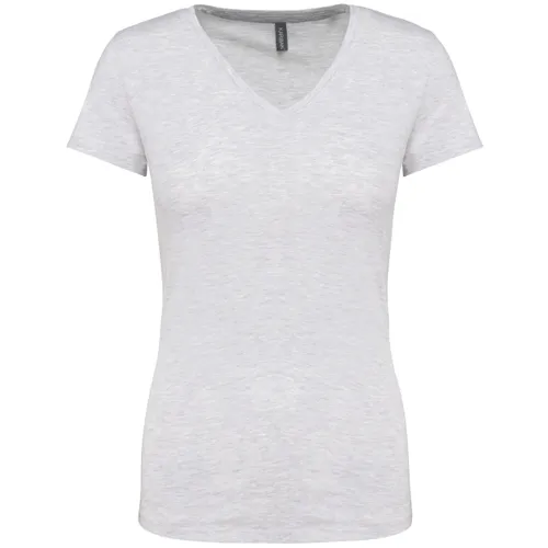 T-shirt col V manches courtes femme - Kariban