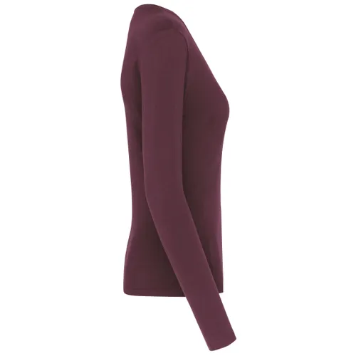 T-shirt col V manches longues femme - Kariban