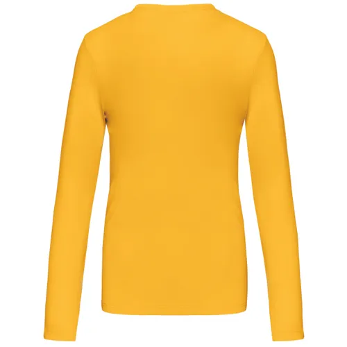 T-shirt col V manches longues femme - Kariban