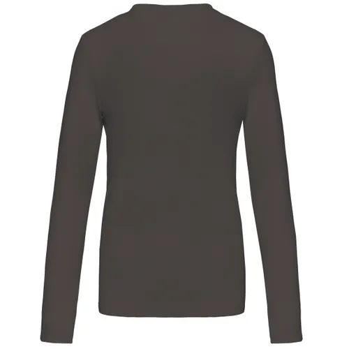 T-shirt col rond manches longues femme - Kariban