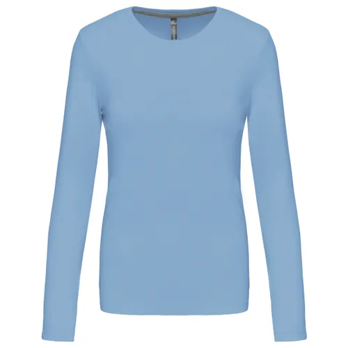 T-shirt col rond manches longues femme - Kariban