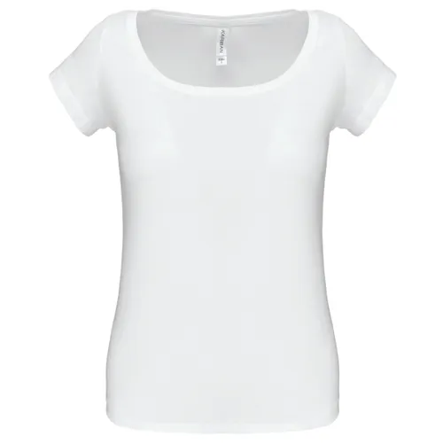 T-shirt col bateau manches courtes femme - Kariban