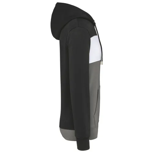 Sweat-shirt tricolore à capuche unisexe - Kariban