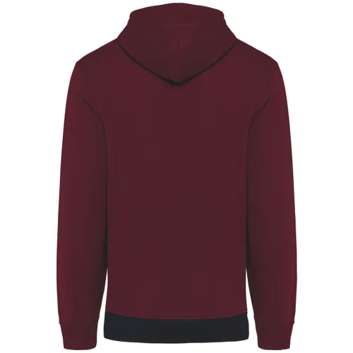 Sweat-shirt tricolore à capuche unisexe - Kariban