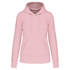 Sweat-shirt écoresponsable à capuche femme - Kariban | Pale Pink