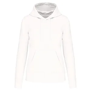 Sweat-shirt écoresponsable à capuche femme - Kariban | White