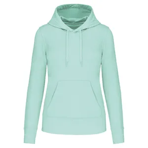 Sweat-shirt écoresponsable à capuche femme - Kariban | Ice Mint