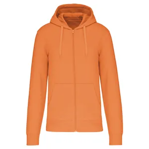 Sweat-shirt écoresponsable zippé à capuche homme - Kariban | Light Orange