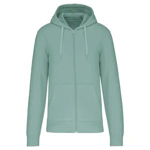 Sweat-shirt écoresponsable zippé à capuche homme - Kariban | Sage