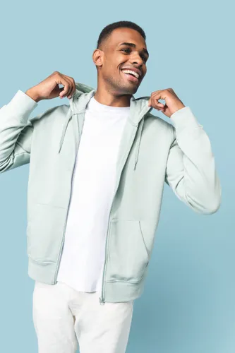 Sweat-shirt écoresponsable zippé à capuche homme - Kariban