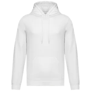 Sweat-shirt recyclé à capuche unisexe - Kariban | White