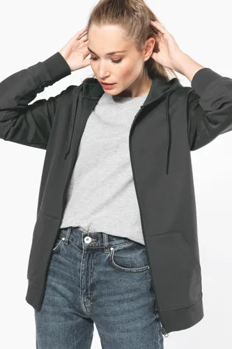 Sweat-shirt recyclé zippé à capuche unisexe - Kariban