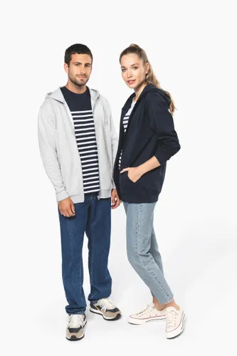 Sweat-shirt recyclé zippé à capuche unisexe - Kariban