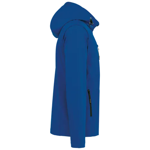 Veste Softshell 3 couches à capuche avec manches amovibles unisexe - Kariban