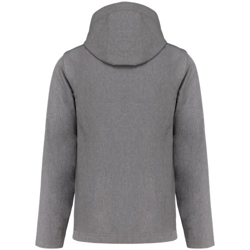 Veste Softshell 3 couches à capuche avec manches amovibles unisexe - Kariban