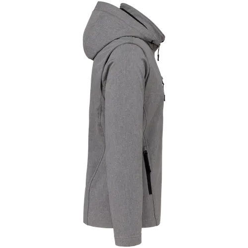Veste Softshell 3 couches à capuche avec manches amovibles unisexe - Kariban