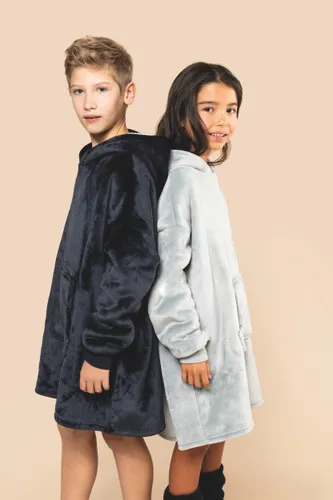 Plaid poncho enfant - Kariban